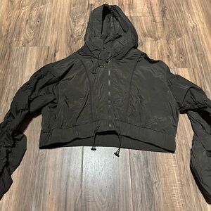 Popflex really dark green wind breaker size 1x-3X